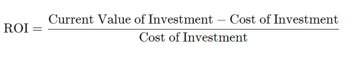 Formula ROI